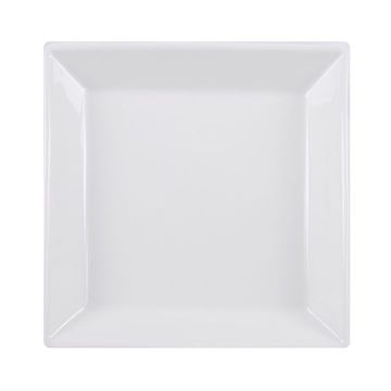 Тарелка квадр. 110*110 мм. Белый Ариан /1/12/ АКЦИЯ