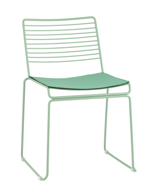 Стул обеденный Danny зеленый с подушкой