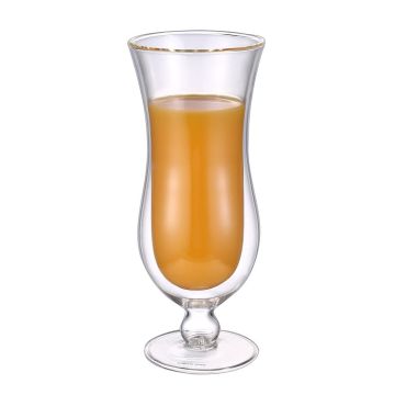 Бокал для коктейля 320 мл Харикейн набор 2 шт. d 8,5 см h21 см термостекло P.L. Proff Cuisine [1]