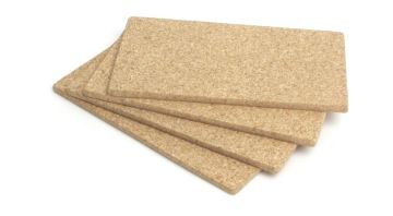 Набор подставок 4 шт. 30.5х16.7х1 см, пробка