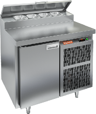 Стол охлаждаемый для пиццы HICOLD PZ2-1/GN (1/6H)