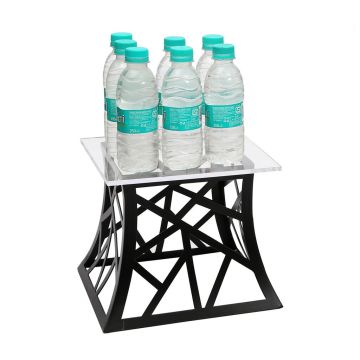 Подставка фуршетная стойка 20*20*17 см квадрат Tower Cutouts нерж. P.L. Proff Cuisine