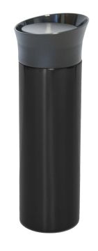 Термостакан 0.5 л черный, нержавеющая сталь