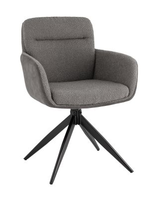 Стул обеденный Waldo серый с серой экокожей