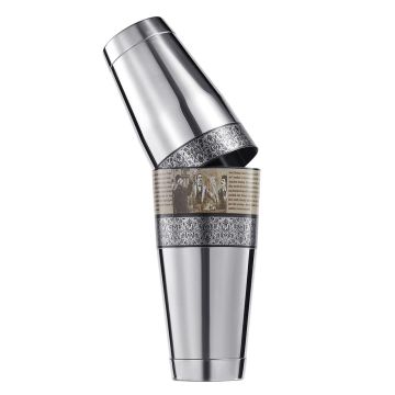 Шейкер 0,7 л Бостон Jerry Thomas Tin On Tin нерж. B'Guys P.L.- Barbossa