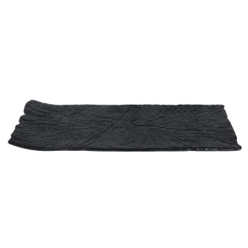 Блюдо прямоугольное 33*11 см h2,5 см с бортом Side Up1 Black Raw Wood P.L. Proff Cuisine [3]