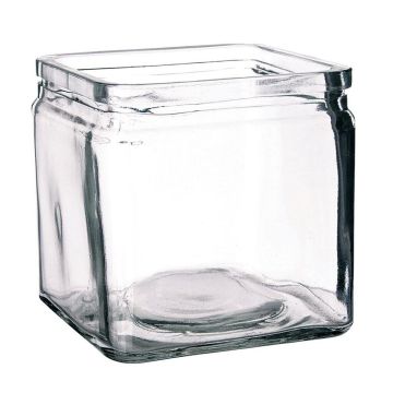 Банка для подачи квадратная 1200 мл 12*12*12 см, стекло, P.L. Proff Cuisine