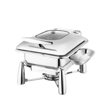 Мармит 4,5 л 1/2*65 с откидной крышкой и окном SUNNEX