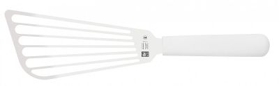 Лопатка 29 см. прямая раб. часть 17*8 см. нерж. широкая с пластик. ручкой, белая Icel /1/6/