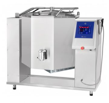 КОТЕЛ пищеварочный КПЭМ-250-ОМП с миксером и сливным краном (11000019721)