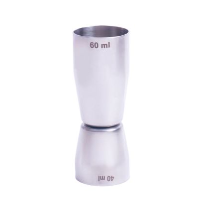 Джиггер 40/60 мл. d=39/37 мм. h=105 мм. нерж. МГ (MG) /1/