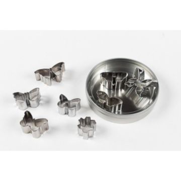 Набор кондитерских форм "Бабочки и цветок", 20 мм, 8 шт, P.L. Proff Cuisine