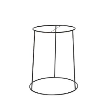 Подставка фуршетная стойка d 21,5/25 см h30 см круглая прут черная металл P.L. Proff Cuisine