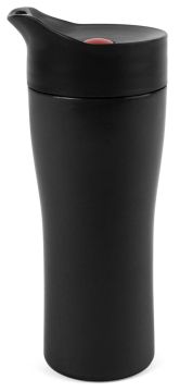 Термостакан 0.35 л черный, нержавеющая сталь и  пластик
