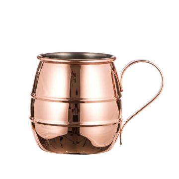 Кружка для коктейля 450 мл "Джоржа" d 8 см h9 см нерж. медный цвет, B'Guys P.L.- Barbossa