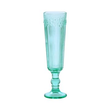 Бокал-флюте для шампанского 150 мл зеленый d 5,4 см h20 см Green Glass P.L. - BarWare [6]