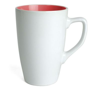 Кружка Apollo 300 мл белая/красная, керамика