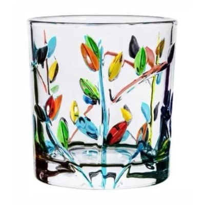 Стакан Олд Фэшн 280 мл Mosaic Flowers d 8 см h8,5 см "UTOPIA" P.L.- Barbossa [6]