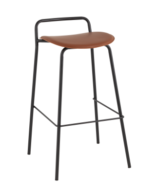 Стул барный Mantis экокожа коричневый