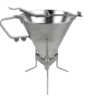 Порционник для соуса на подставке с 3-мя насадками, нержавеющая сталь