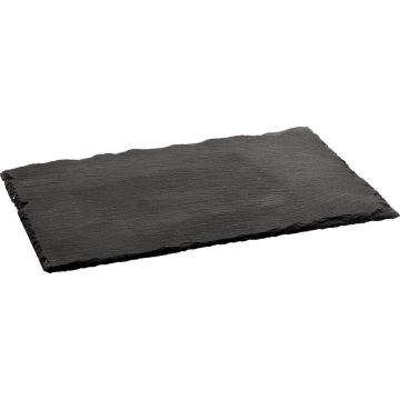 Блюдо прямоугольное 30*20 см Relief Black фарфор P.L. Proff Cuisine [1]