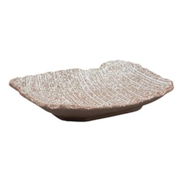 Блюдо прямоугольное 26*20*4,3 см Brown Crush Untouched Taiga P.L. Proff Cuisine [1]