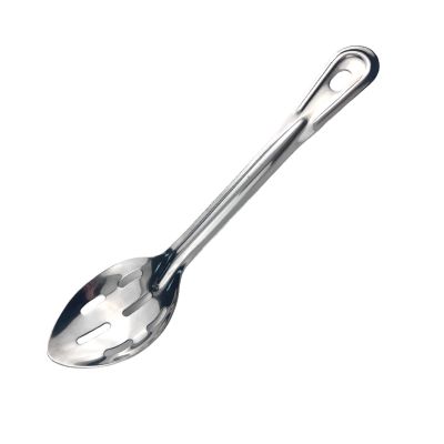 Ложка гарнирная 28,6 см., L ручки 19 см. овальная перфор. нерж. MGsteel /1/144/ АКЦИЯ