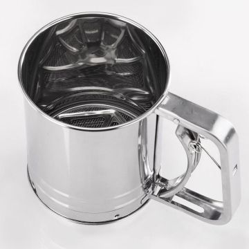 Сито  9,9 см кружка h12,9 см с механизмом нерж. мелкая сетка P.L. Proff Cuisine