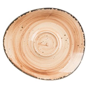 Блюдце 17*15 см кофейное для чашки арт. 81223098 Organica Sand P.L. Proff Cuisine [6]