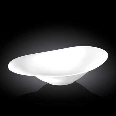 Салатник овальный 305*210 мм. 800 мл. h=55/65 мм. с широкими полями Wilmax /1/3/24/