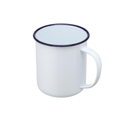 Кружка 510 мл d 10,5 см h9 см Blue Rim эмалированая сталь SUNNEX [1]