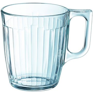 Кружка 400 мл. d=82 мм. h=123 мм. прозрач. Нуэво Эмпайр /6/912/