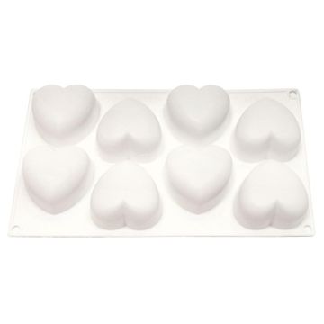 Форма кондитерская "Сердце" 15 ячеек 45*47*20 мм силикон P.L.