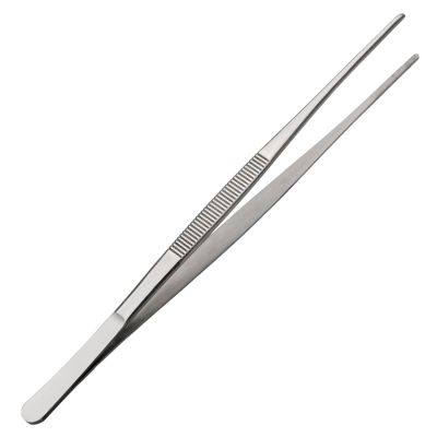 Щипцы (пинцет) 25 см. прямые, нерж. МГ (MG) /1/100/
