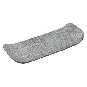 Блюдо прямоугольное 32*12 см h4,2 см с бортами Side Up2 Stone Untouched Taiga P.L. Proff Cuisine [1]