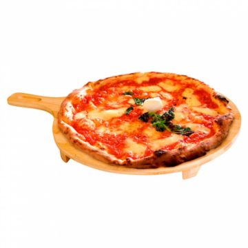 Доска для пиццы с ручкой на ножках, 29*2,5 см, бамбук, Garcia de PouИспания