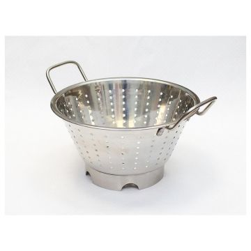 Дуршлаг 25,8 см h14 см нерж. на подставке круглый 2 ручки 3,5л l 34,2 см P.L. Proff Cuisine