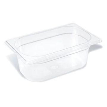 Гастроемкость 1/9 h100 мм поликарбонат 176*108*100 мм прозрачная 0,7 л P.L.