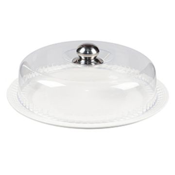 Блюдо круглое d 34,5 см с крышкой для хранения и выкладки P.L. Proff Cuisine