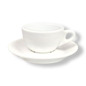 Кофейная пара 70 мл белая фарфор P.L. Proff Cuisine [1]