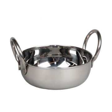 Емкость для подачи закусок/снэков 250 мл d 10,3 см h3,7 см 2 ручки нерж. P.L.