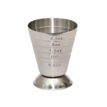 Джиггер  80 мл нерж. с делениями P.L. - Kingtex