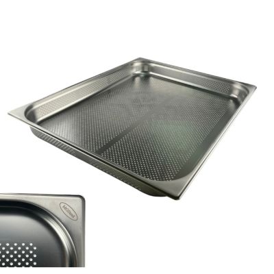 Гастроемкость 2/1 h= 65 мм. 19,5 л. нерж. перфорир. d=4 мм. MGsteel /1/6/