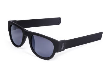 Очки солнцезащитные UV400 фактор складные/трансформер, чёрные