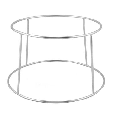 Подставка фуршетная стойка d 22/22,5 см h19 см круглая прут нерж. P.L. Proff Cuisine