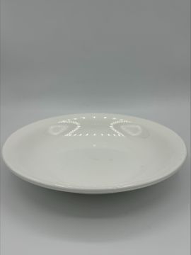 Тарелка глубокая 19 см, 300 мл, поликарбонат, белый