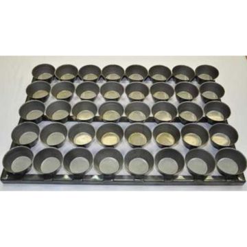 Сборка форм для выпечки на решетке "Маффин", 5*7*3 см, 40 шт, решетка 60*40 с, P.L. Prof