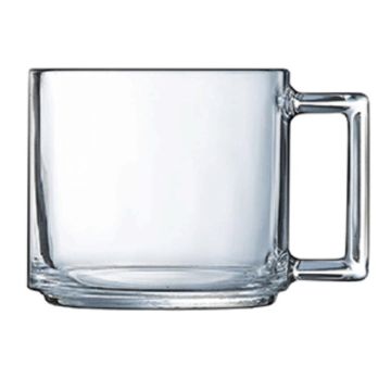 Кружка 500 мл прозрачная "Фитнес" стекло d 7,8 см h10,3 см "Arcoroc" [12]