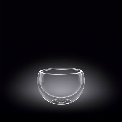 Салатник d =80 мм. 120 мл. h=53 мм. с двойными стенками Термостекло Wilmax /1/6/180/