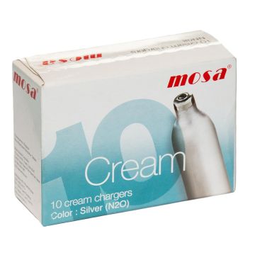 Баллончик для сифона для взбивания сливок (N2O) 10 шт/уп MOSA